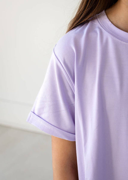 Basic Tee - Pastel Lilac