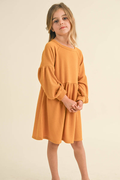 LONG SLEEVE KNIT DRESS