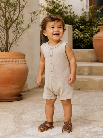 Tan Speckle / Ribbed Shortie
