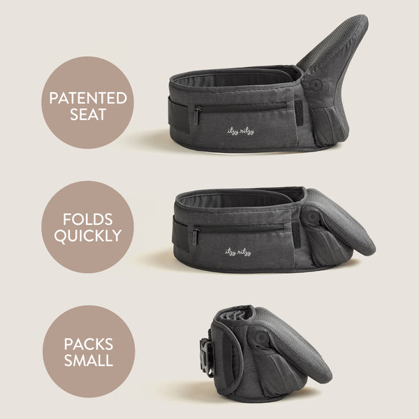 Itzy Hold & Fold™ - Hip Seat Carrier