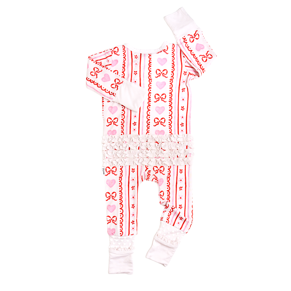 Hallie RUFFLE ZIP Valentines Day Bamboo