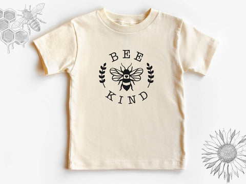 Bee Kind Toddler T-Shirt, Boho Baby Bodysuit