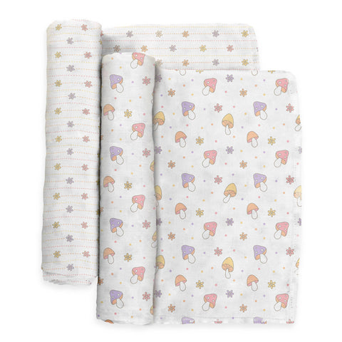 Swaddle Blanket Set Mushy Love