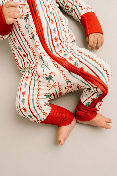 Christmas Dainty Bow Bamboo Sleeper