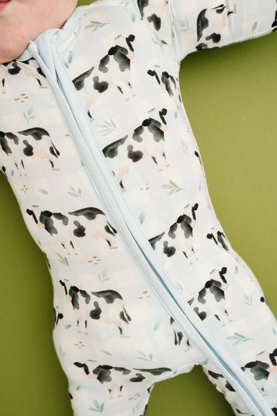 Dairy Cow Bamboo Sleeper