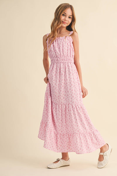 TWEEN GIRLS JULIETTE WAIST MAXI 42" DRESS (7-12)