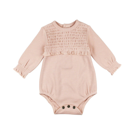 Rosewater | Organic Smocked Chest Bodysuit