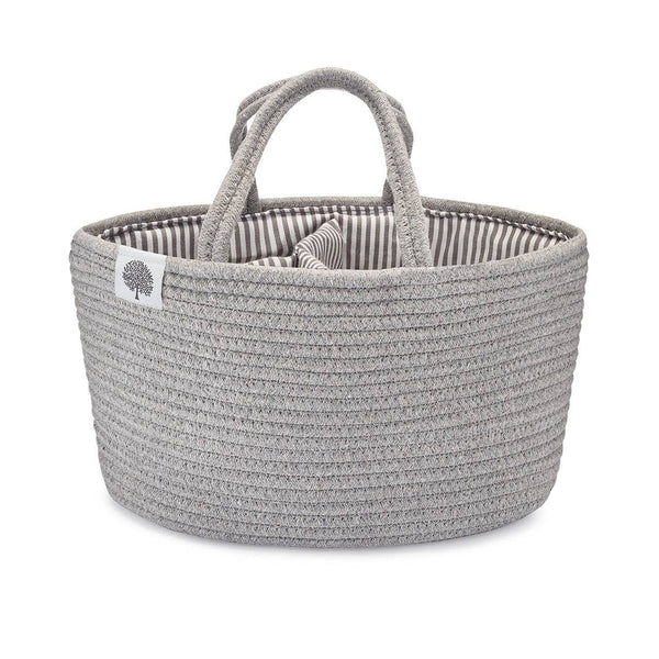 Rope Diaper Caddy - Gray