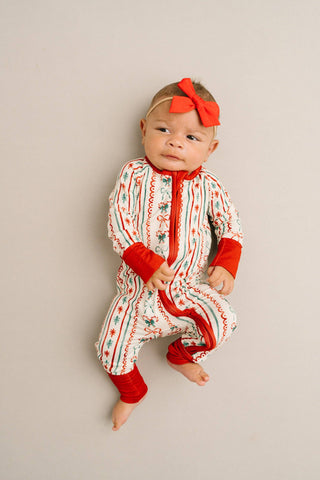Christmas Dainty Bow Bamboo Sleeper