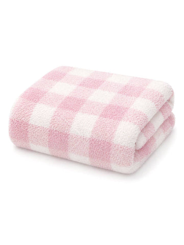 Phufy® Bliss Gingham Blanket, Petal Pink