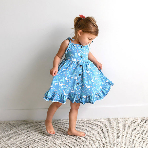 Girls Clothes Dress Tie Twirl Dress  Bree