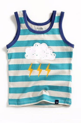 Tank Top - Stripe - Thunder