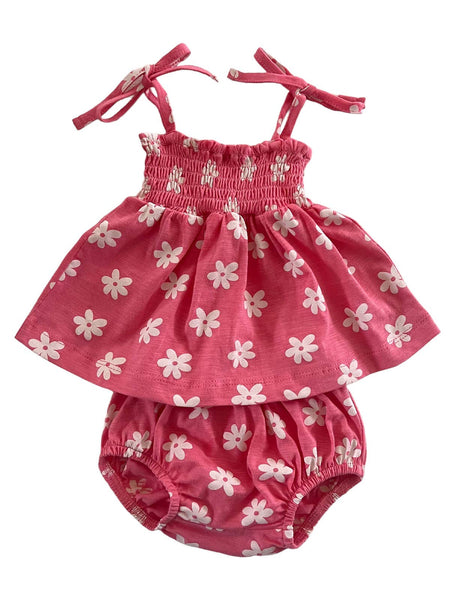 Flower / Organic Smocked Set