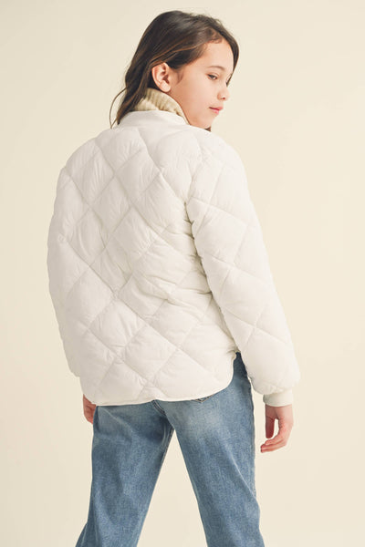 TWEEN KIDS GIRLS QUILTED JACKET (7-14)