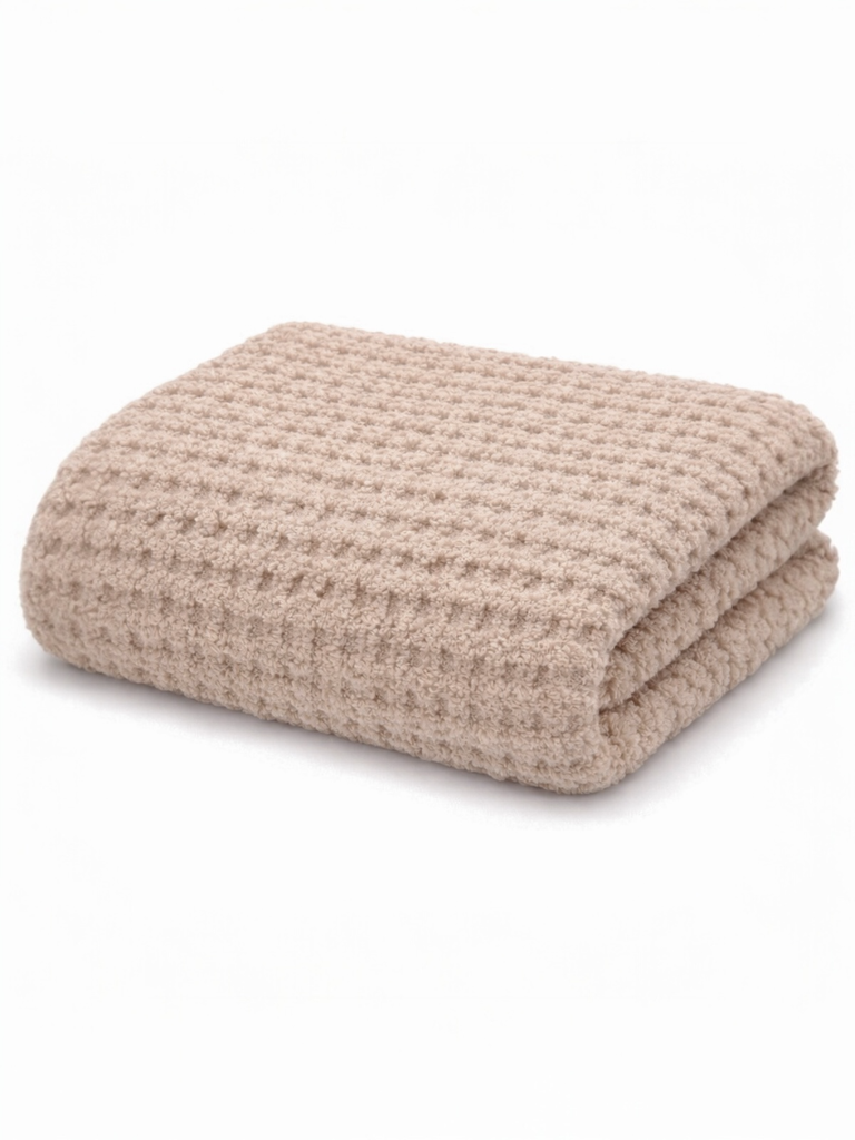 Phufy® Bliss Waffle Blanket, Desert Tan