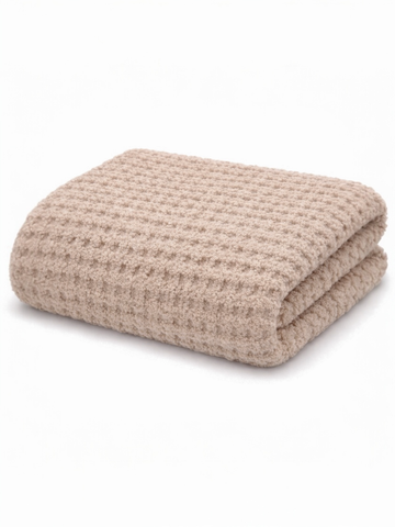 Phufy® Bliss Waffle Blanket, Desert Tan
