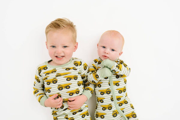 Dump Trucks Bamboo Set