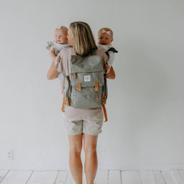 Birch Bag - Diaper Backpack in Gray