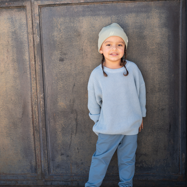 Chunky Knit Oversized Sweater | Fog