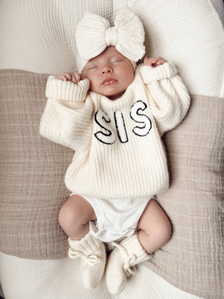 Sis Knit Sweater, Ivory