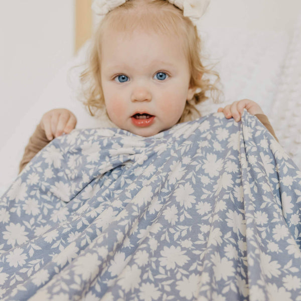 Knit Swaddle Blanket - Lacie