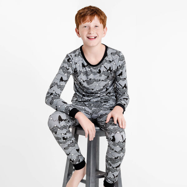 Howling Hills (Mountain) Long Sleeve PJ's Bamboo Sleepwear set
