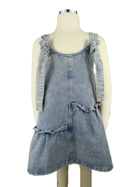Denim Tie Strap Dress