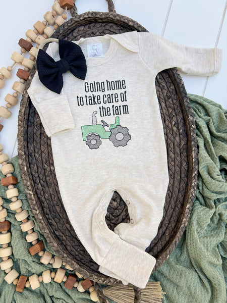 Baby Romper | Going Home To Take Care Of The Farm