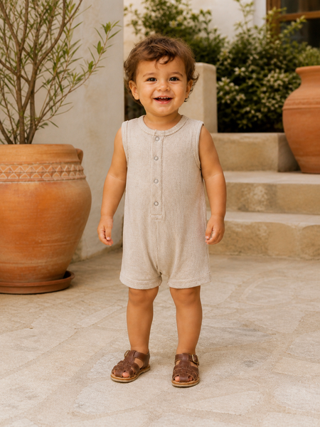 Tan Speckle / Ribbed Shortie