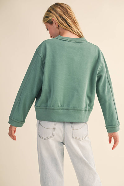 TWEEN KIDS GIRLS CREW NECK SWEATSHIRT (7-14)