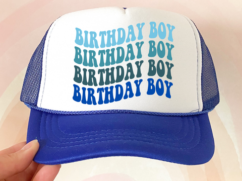 Wavy Birthday Boy Hat