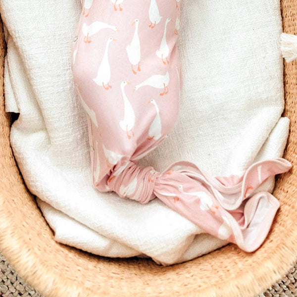 Newborn Knotted Gown - Goosie