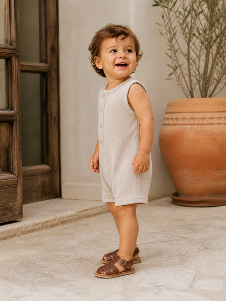 Tan Speckle / Ribbed Shortie