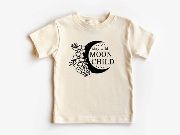 Stay Wild Moon Baby Bodysuit, Boho Toddler T-Shirt