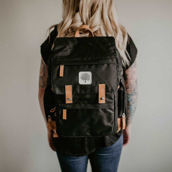 Birch Bag - Diaper Backpack in Black