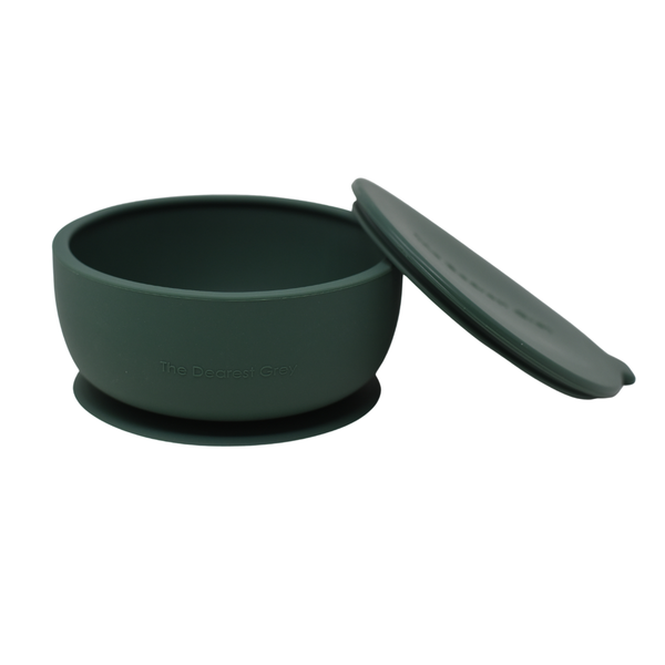 Silicone Suction Bowl | Emerald
