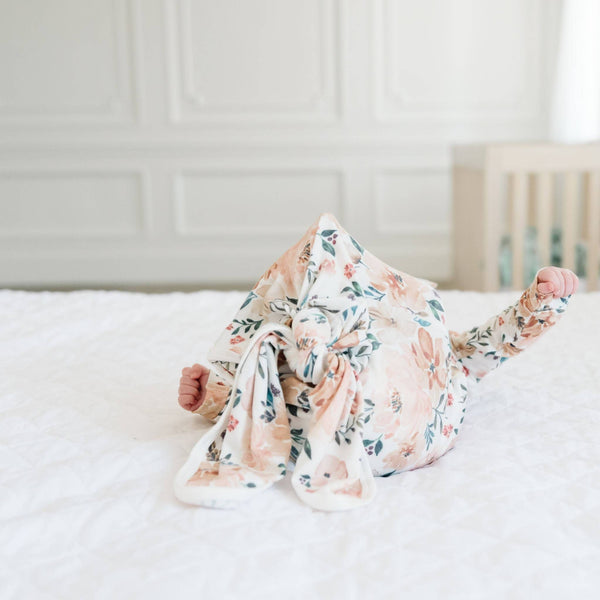 Newborn Knotted Gown - Autumn