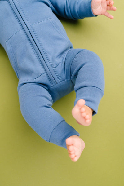 Lake Blue Hoodie Jumpsuit