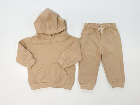 Burkie Toddler Fleece Hooded Sweat Suit