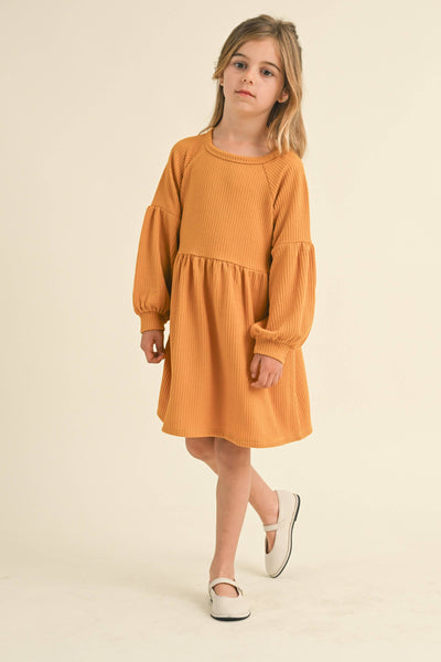 LONG SLEEVE KNIT DRESS