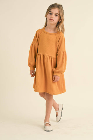 LONG SLEEVE KNIT DRESS