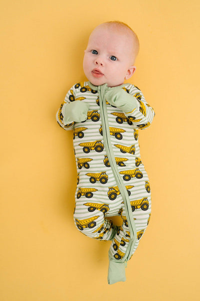 Dump Trucks Bamboo Sleeper