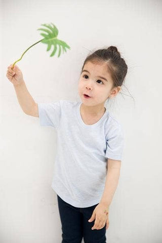 Sea Blue Round Short Sleeve Tshirt