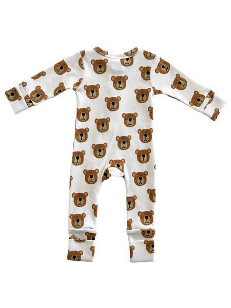 Baby Bear / Organic 2-Way Zip Romper