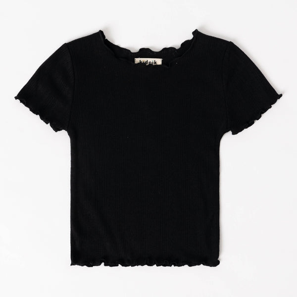 Lettuce Edge Pointelle Tee