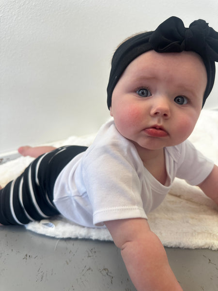 Black Stripe Shorties