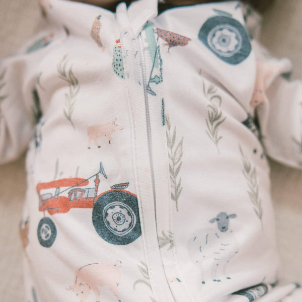 Zip-Up Footie Pajama - Jo