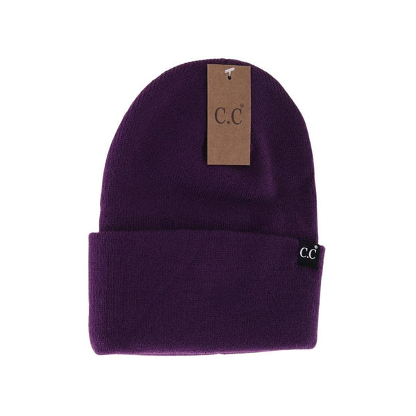 Unisex Wide Cuff C.C Beanie
