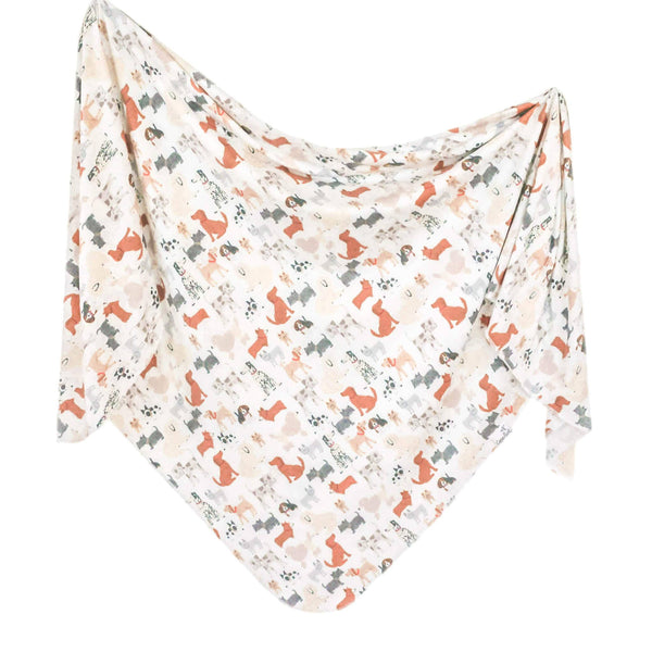 Knit Swaddle Blanket - Rufus