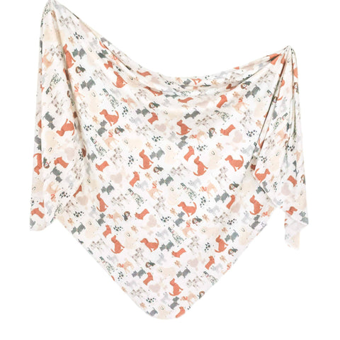 Knit Swaddle Blanket - Rufus